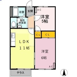 ヴィラコスモ　Ⅱの物件間取画像